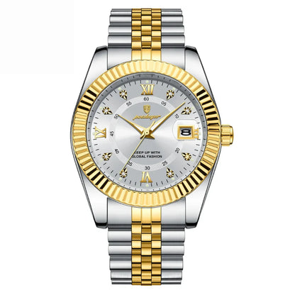 POEDAGAR GoldenStar - 40mm Watch | Water Resistant | Stainless Steel