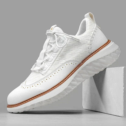 Kensington Woven Sneakers Belleza & Glamour White 6 