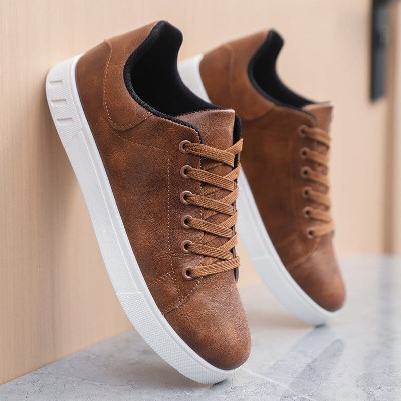Mercer Leather Sneakers Belleza & Glamour 