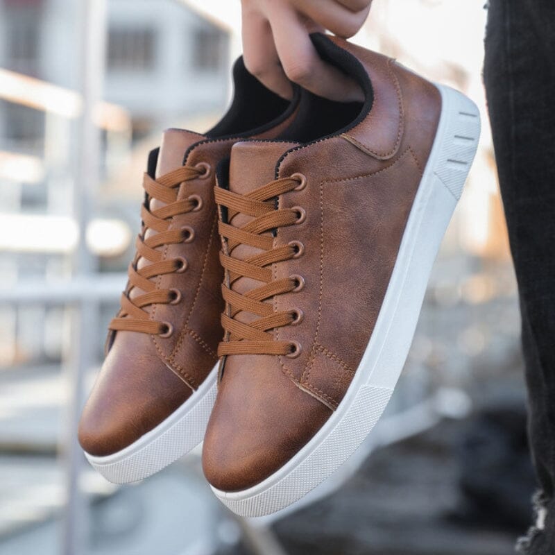 Mercer Leather Sneakers Belleza & Glamour 