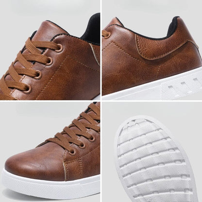 Mercer Leather Sneakers Belleza & Glamour 