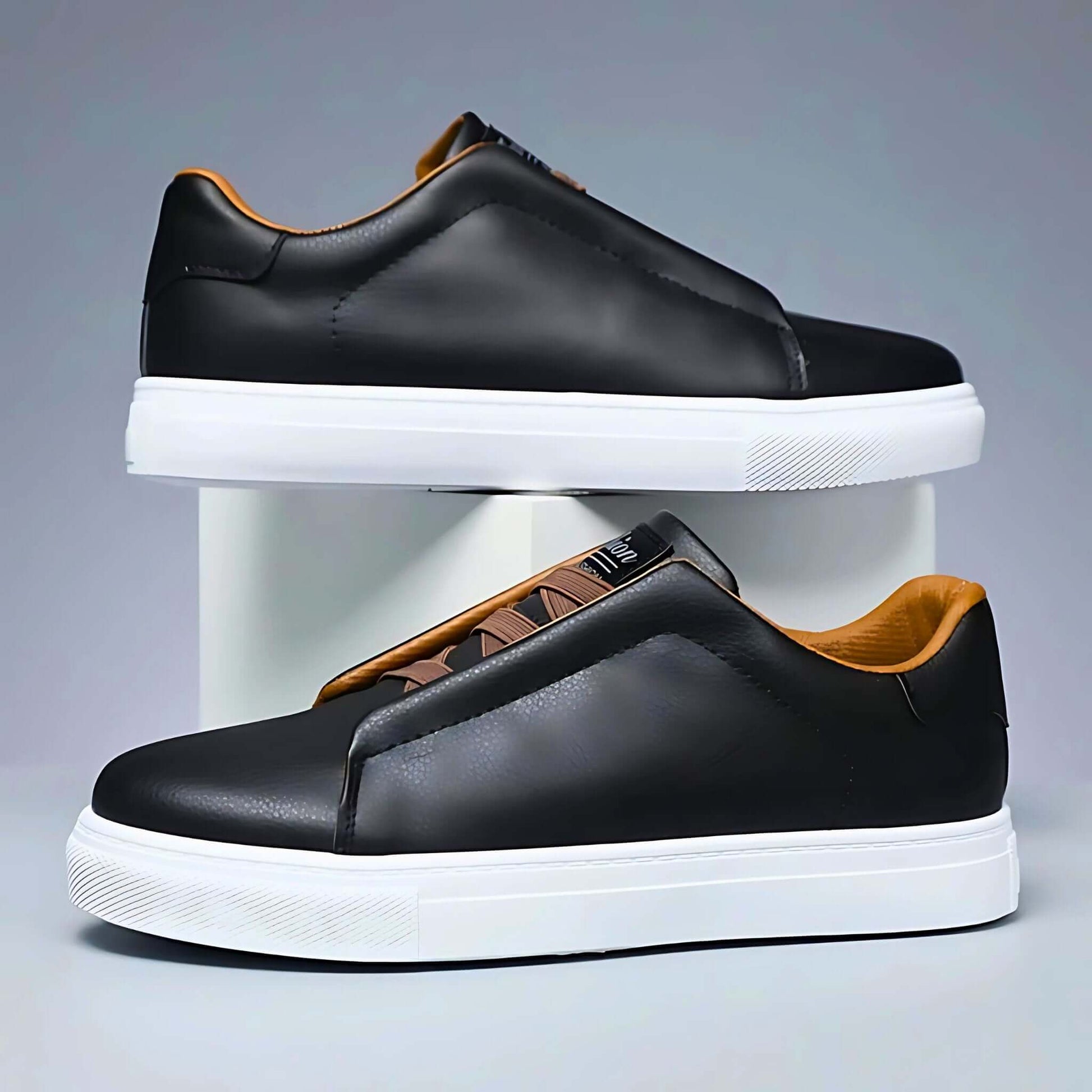 Porto Leather Sneakers Belleza & Glamour 