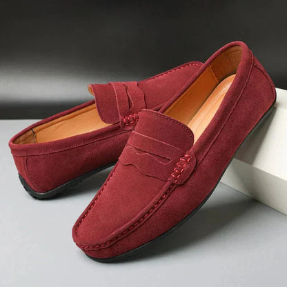 Porto Suede Loafers Belleza & Glamour Maroon 6 